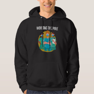 Working The Pole ER Nurse Life Emergency Room Nur Hoodie