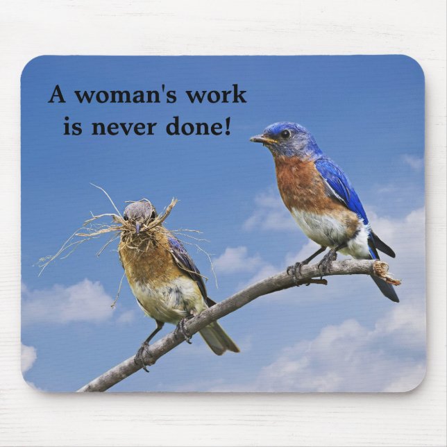 working together 3, A woman's work is never done! Mouse Mat (Front)
