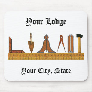 Working Tools of the Freemason Mouse Mat