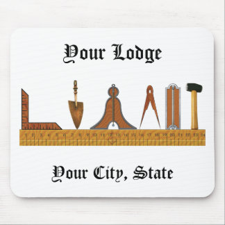 Working Tools of the Freemason Mouse Mat