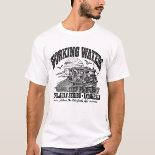 Working Waters Kepulauan Seribu Indone Black Ink T-Shirt