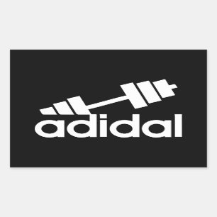 Workout - All Day I Dream About Lifting - Barbell Rectangular Sticker