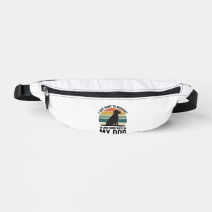 Workout and Hang With My Dog Vintage Dog Lover Des Bum Bags