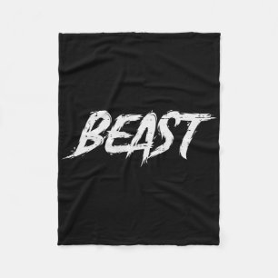Workout Beast Gym Bodybuilding Training Fitness Me Fleece Blanket