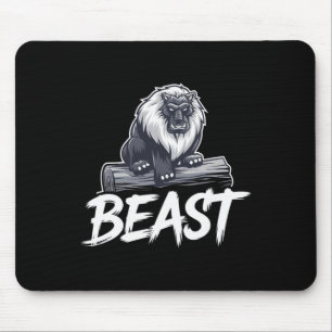 Workout Beast Gym Bodybuilding Training Fitness Me Mouse Mat