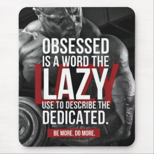Workout "Body building" Gym Motivational Mouse Mat