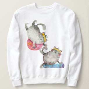 Workout Cats Sweatshirt