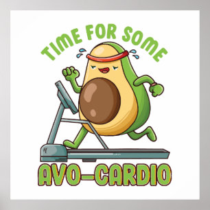 Workout Exercise Funny Humor Sayings Quotes Poster