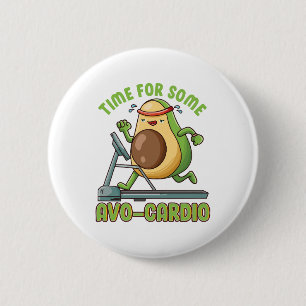 Workout Exercise Funny Humour Sayings Quotes 6 Cm Round Badge