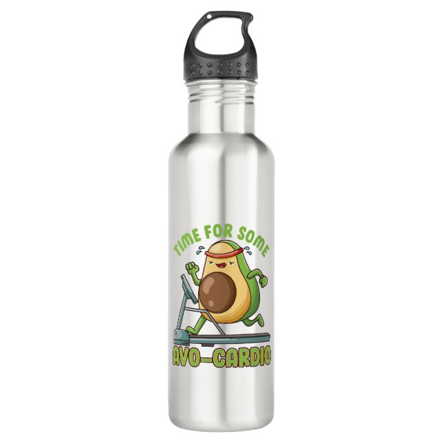 Workout Exercise Funny Humour Sayings Quotes 710 Ml Water Bottle (Front)