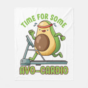Workout Exercise Funny Humour Sayings Quotes Fleece Blanket