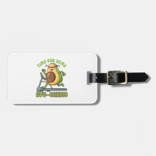 Workout Exercise Funny Humour Sayings Quotes Luggage Tag