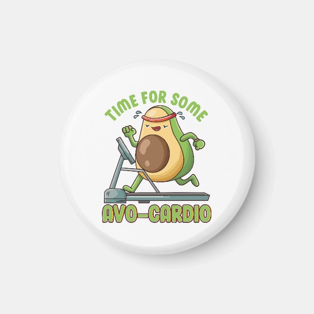 Workout Exercise Funny Humour Sayings Quotes Magnet (Front)