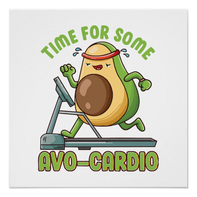 Workout Exercise Funny Humour Sayings Quotes Poster (Front)