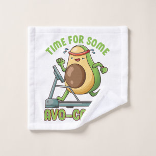 Workout Exercise Funny Humour Sayings Quotes Wash Cloth