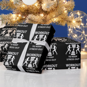 Workout Fitness Exercise Gym Wrapping Paper