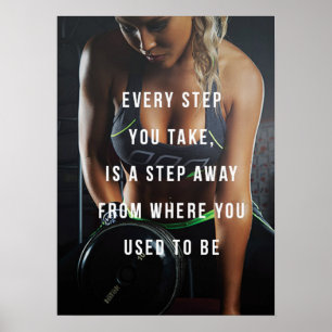 Workout Fitness Gym Motivational Poster