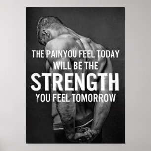 Workout Fitness Gym Motivational Poster