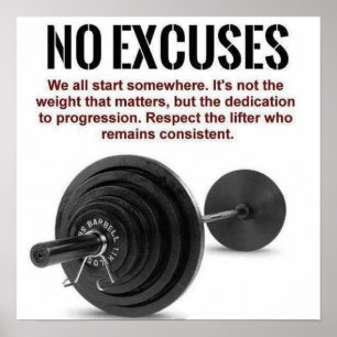 Workout Fitness Gym Motivational Poster