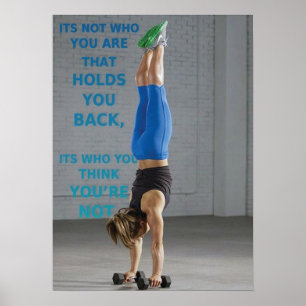 Workout Fitness Gym Motivational Poster