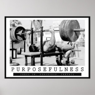 Workout Fitness Gym Motivational Poster