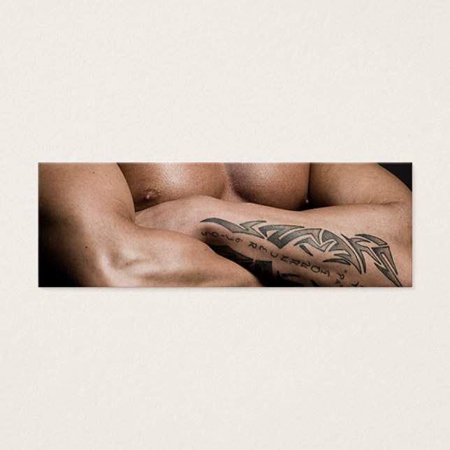 Workout Fitness Gym Toned Muscular Male Chest Pecs (Front)