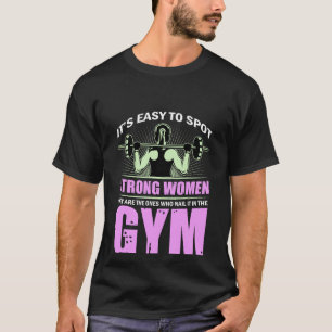  Workout fitness  woman gym exercise   T-Shirt