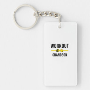 Workout grandson key ring