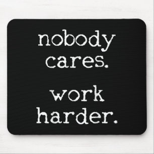 Workout Gym Fitness Exercise Motivational Mouse Mat