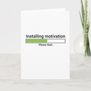 Workout Gym Fitness exercise Yoga Motivation Tryin Card
