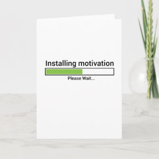 Workout Gym Fitness exercise Yoga Motivation Tryin Card