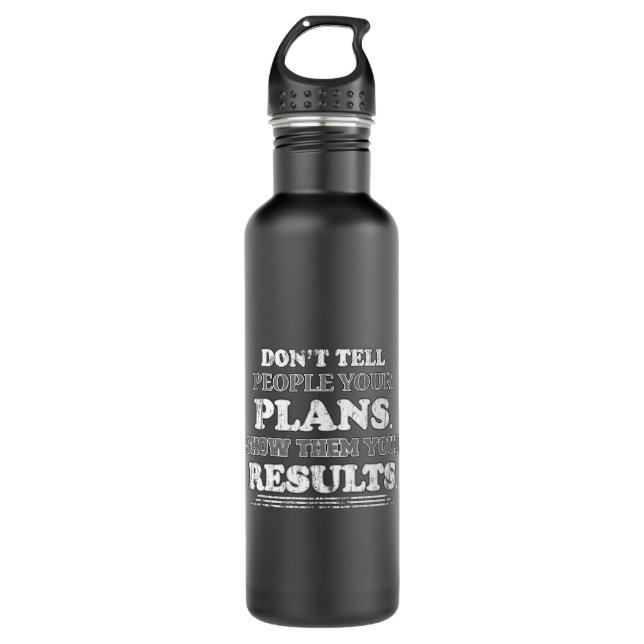 Workout Gym Fitness Sport Exercise Funny Gift Idea 710 Ml Water Bottle (Front)