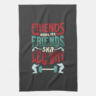 Workout Gym Gift Tea Towel