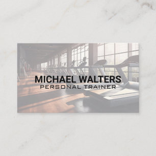 Workout Gym   Training Fitness Business Card