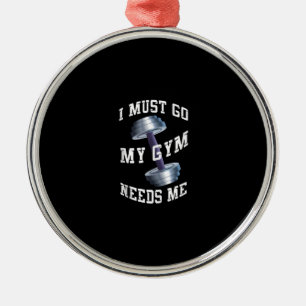 Workout Health And Ness - My Gym Needs Me Metal Tree Decoration