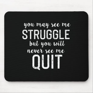 Workout Inspiration Motivational Saying Men Women  Mouse Mat