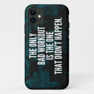 Workout Inspirational Words - Bad Workout iPhone 11 Case