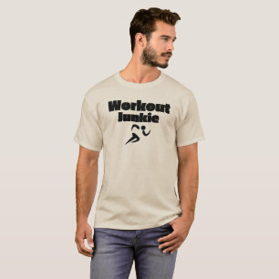 Workout Junkie Men's basic T-shirt