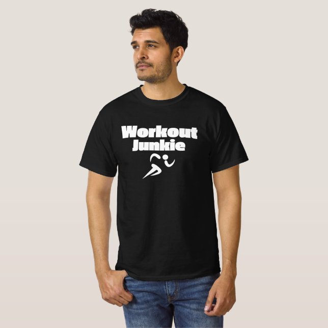 Workout Junkie Men's Value T-Shirt (Front Full)