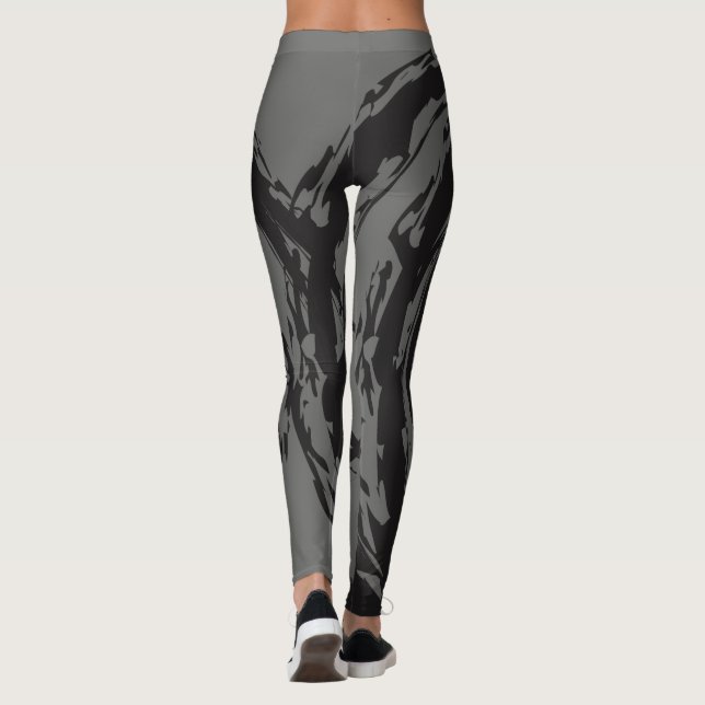 Workout Leggings designed by Inspire Train Fit (Back)