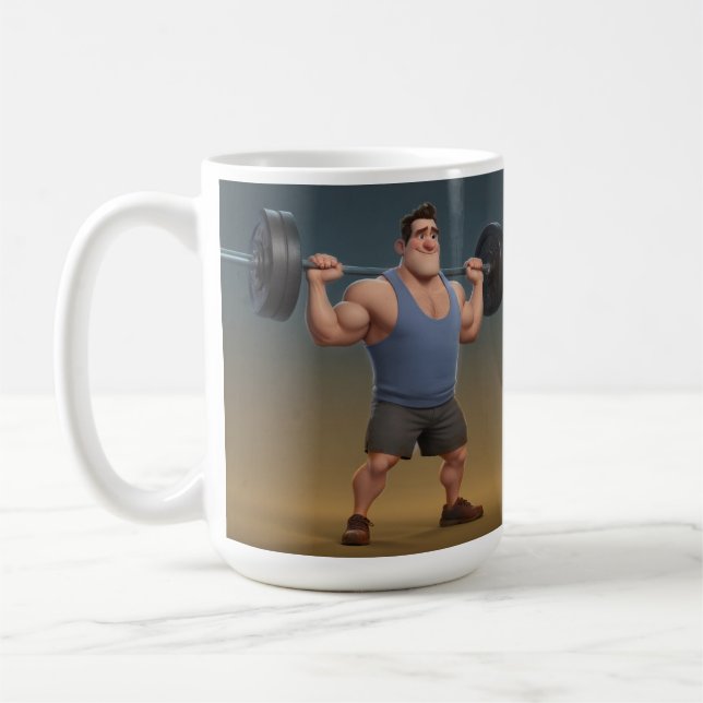 Workout Man Coffee Mug (Left)