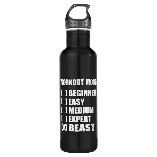 Workout Mode - BEAST 710 Ml Water Bottle (Front)