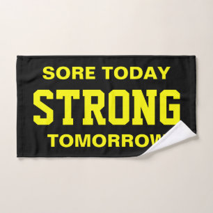 Workout Motivation Hand Towel