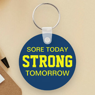 Workout Motivation Key Ring