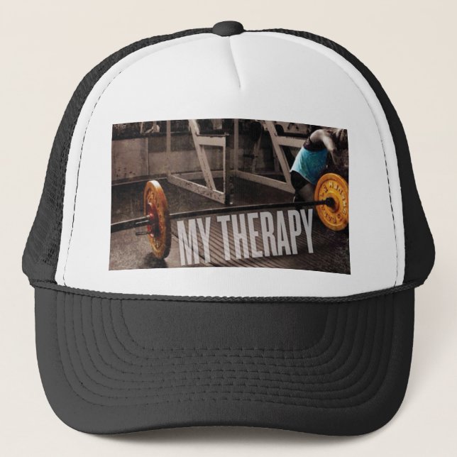 Workout Motivation - My Therapy Trucker Hat (Front)