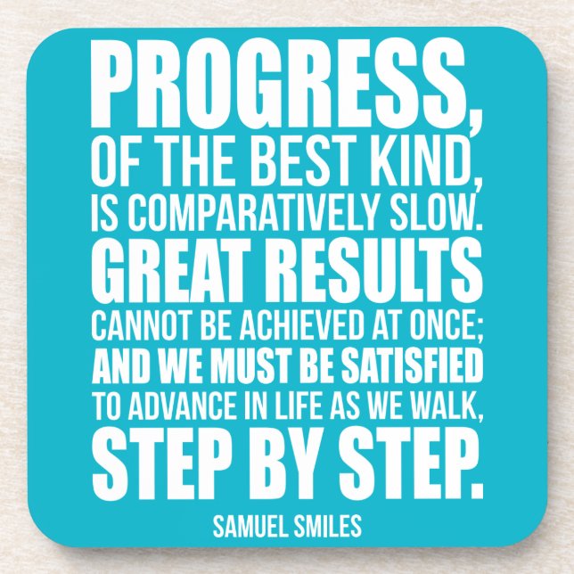 Workout Motivation - Progress Coaster (Front)