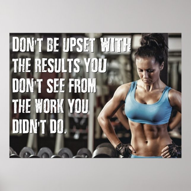 Workout Motivational Poster (Front)