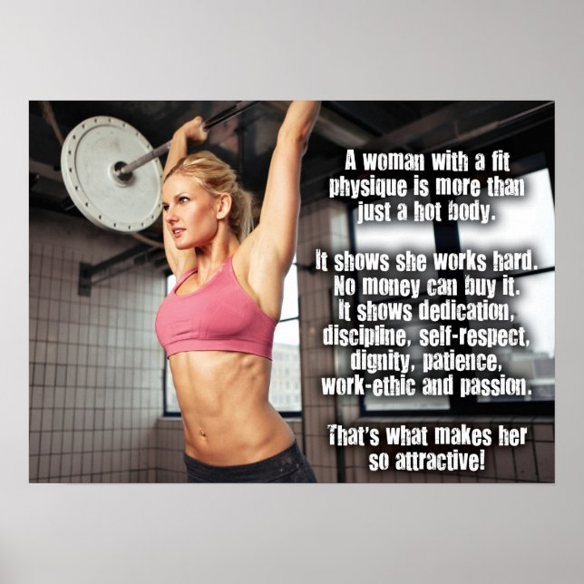 Workout Motivational Poster (Front)