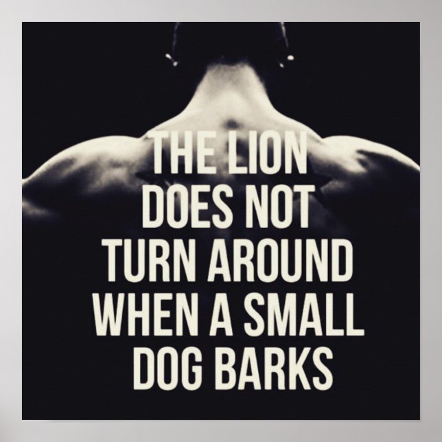 Workout Motivational Poster (Front)