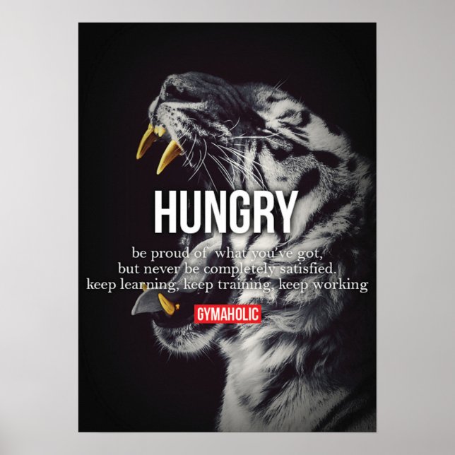 Workout Motivational Poster (Front)